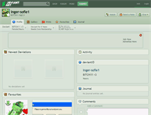 Tablet Screenshot of inger-sofie1.deviantart.com