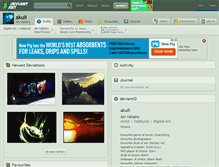 Tablet Screenshot of akuli.deviantart.com