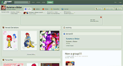 Desktop Screenshot of kurama-x-botan.deviantart.com