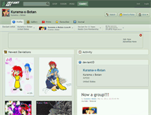 Tablet Screenshot of kurama-x-botan.deviantart.com