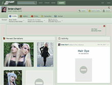 Tablet Screenshot of bree-chan1.deviantart.com