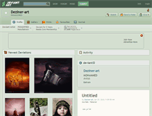 Tablet Screenshot of deziner-art.deviantart.com