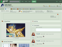 Tablet Screenshot of nati-chan2.deviantart.com