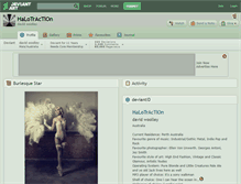 Tablet Screenshot of halotraction.deviantart.com