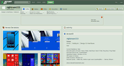 Desktop Screenshot of nightmare333.deviantart.com