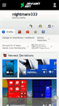 Mobile Screenshot of nightmare333.deviantart.com