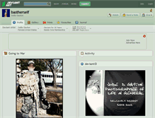 Tablet Screenshot of bastherself.deviantart.com