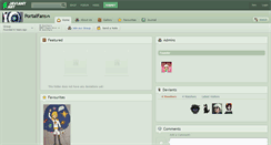 Desktop Screenshot of portalfans.deviantart.com