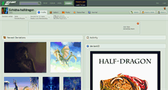 Desktop Screenshot of echidna-halfdragon.deviantart.com