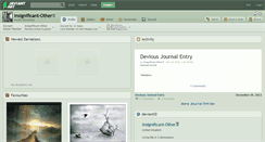 Desktop Screenshot of insignificant-other.deviantart.com
