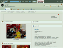 Tablet Screenshot of cero21.deviantart.com