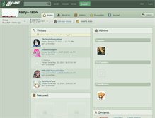 Tablet Screenshot of fairy--tail.deviantart.com