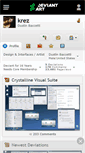 Mobile Screenshot of krez.deviantart.com