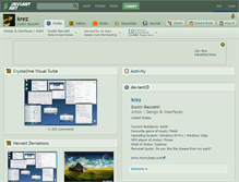 Tablet Screenshot of krez.deviantart.com