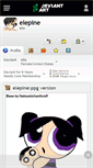 Mobile Screenshot of elepine.deviantart.com