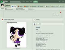 Tablet Screenshot of elepine.deviantart.com