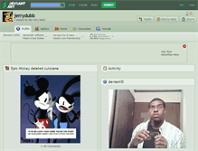 Tablet Screenshot of jerrydubb.deviantart.com
