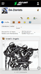 Mobile Screenshot of da-zionists.deviantart.com