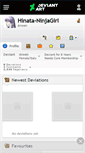 Mobile Screenshot of hinata-ninjagirl.deviantart.com