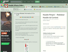 Tablet Screenshot of hoodie-whore-club.deviantart.com