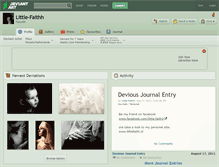 Tablet Screenshot of little-faithh.deviantart.com