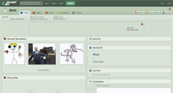 Desktop Screenshot of khols.deviantart.com
