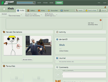 Tablet Screenshot of khols.deviantart.com