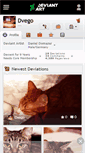 Mobile Screenshot of dvego.deviantart.com