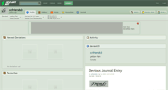 Desktop Screenshot of ccfriends3.deviantart.com