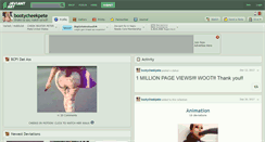 Desktop Screenshot of bootycheekpete.deviantart.com