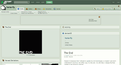 Desktop Screenshot of horse-fly.deviantart.com