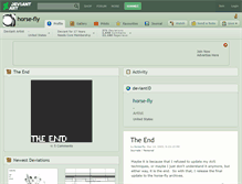 Tablet Screenshot of horse-fly.deviantart.com