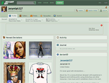 Tablet Screenshot of jeramiah327.deviantart.com