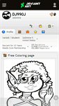 Mobile Screenshot of dj990j.deviantart.com