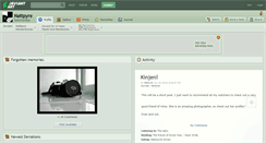 Desktop Screenshot of nattpyre.deviantart.com