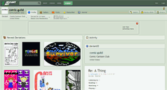 Desktop Screenshot of comic-guild.deviantart.com