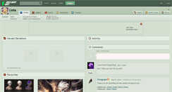 Desktop Screenshot of cetia.deviantart.com