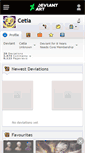 Mobile Screenshot of cetia.deviantart.com