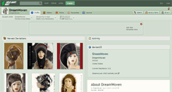 Desktop Screenshot of dreamwoven.deviantart.com