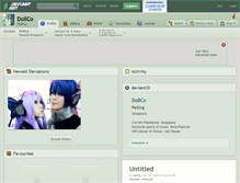 Tablet Screenshot of dollco.deviantart.com