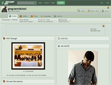 Tablet Screenshot of gregvanmitchell.deviantart.com