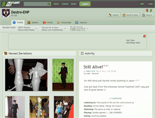 Tablet Screenshot of destro-ehp.deviantart.com