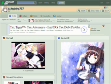 Tablet Screenshot of a-asahina777.deviantart.com