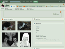 Tablet Screenshot of mjaoo.deviantart.com