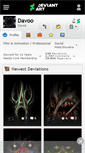 Mobile Screenshot of davoo.deviantart.com