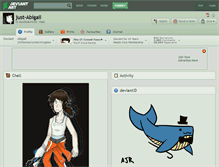 Tablet Screenshot of just-abigail.deviantart.com