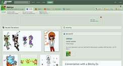 Desktop Screenshot of diahiyo.deviantart.com
