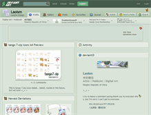 Tablet Screenshot of laoism.deviantart.com