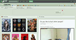 Desktop Screenshot of crack-man.deviantart.com