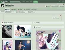 Tablet Screenshot of blackketchup.deviantart.com